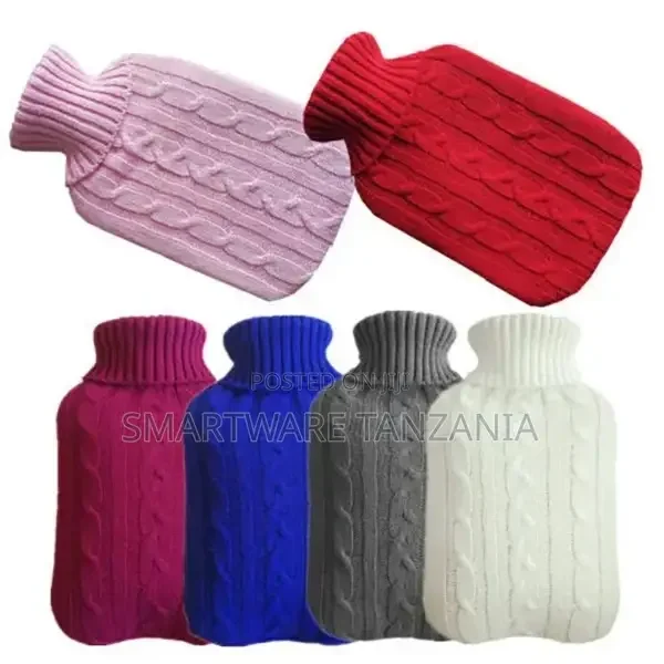 Hot Water Bottle 2L With Cover Warmer Large Pain Relief - Buy in Dar es Salaam, Tanzania | Smartware