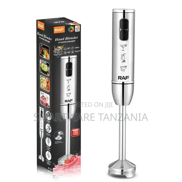 Immersion Hand Blender 1600w – Stainless Steel Body, Shaft Blade