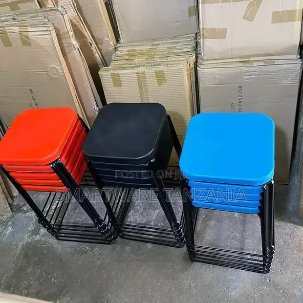 Indoor Outdoor Stackable Metal Bar Stools With Square Seat - Buy in Dar es Salaam, Tanzania | Smartware