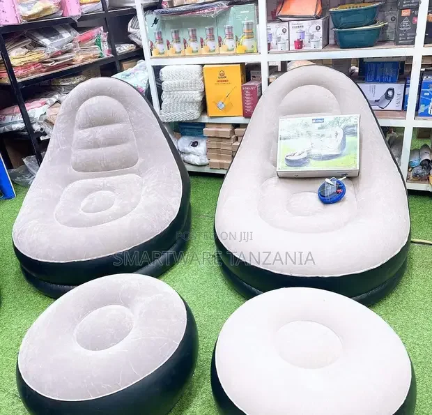 Inflatable Sofa With Foot Stool - Portable Inflatable Seats - Buy in Dar es Salaam, Tanzania | Smartware