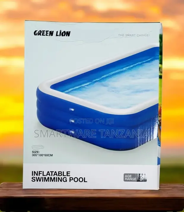 Inflatable Swimming Pool For Kids With Electric Air Pump - Buy in Dar es Salaam, Tanzania | Smartware