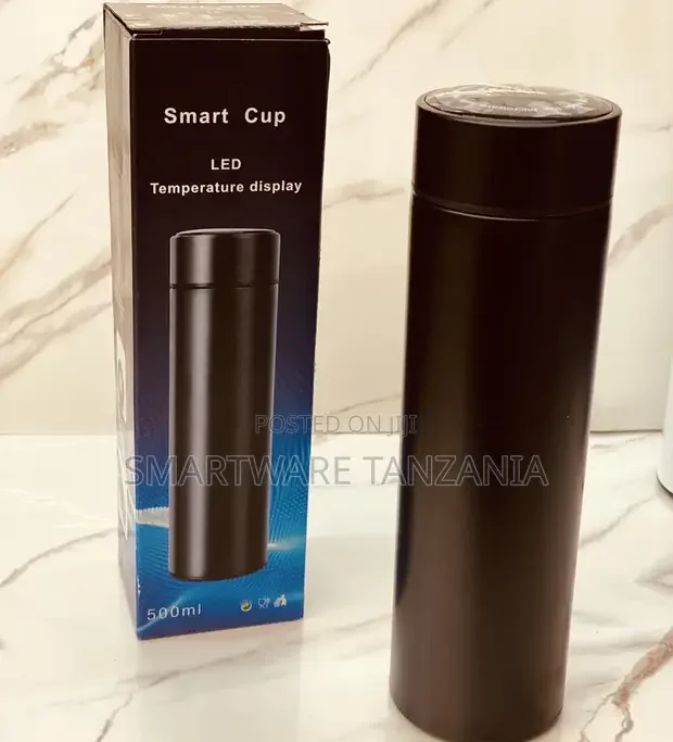 Insulated Mug Vacuum Cup Thermos Bottle LED Display 500ml - Buy in Dar es Salaam, Tanzania | Smartware