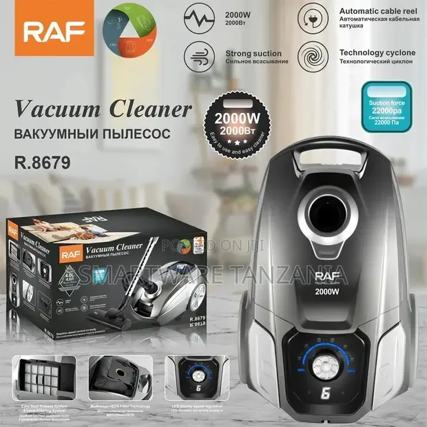 Intelligent Display Powerful Household Vacuum Cleaner - Buy in Dar es Salaam, Tanzania | Smartware