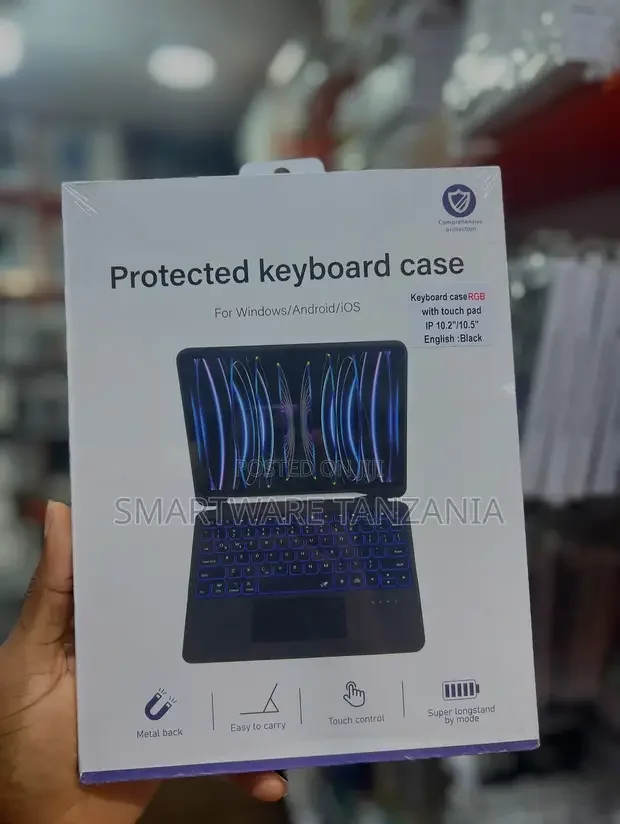 iPad 10.2 10.5 Inch RGB Backlit Keyboard Case Touchpad - Buy in Dar es Salaam, Tanzania | Smartware