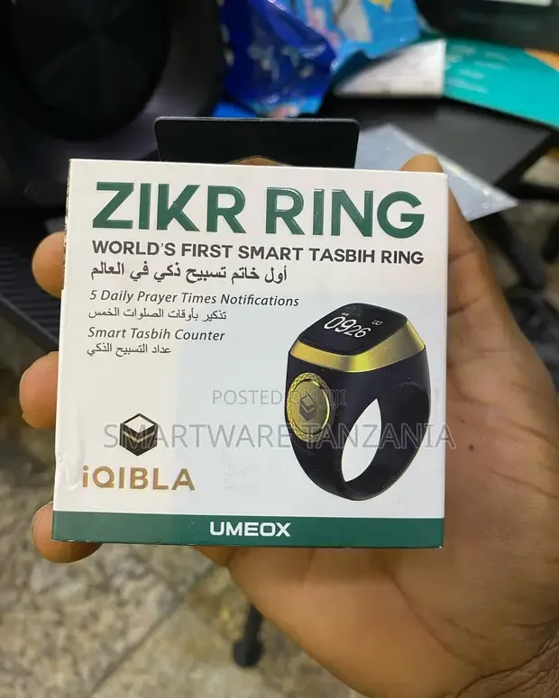 Iqibla Zikr Ring - Smart Tasbih for Spiritual Focus - Buy in Dar es Salaam, Tanzania | Smartware
