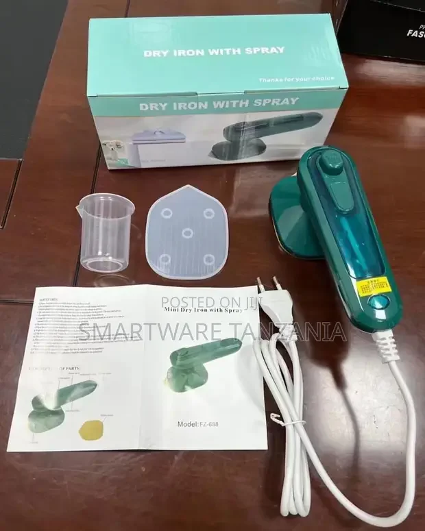 Iron Dry Wet Ironing Portable Mini Steam Iron For Clothes - Buy in Dar es Salaam, Tanzania | Smartware