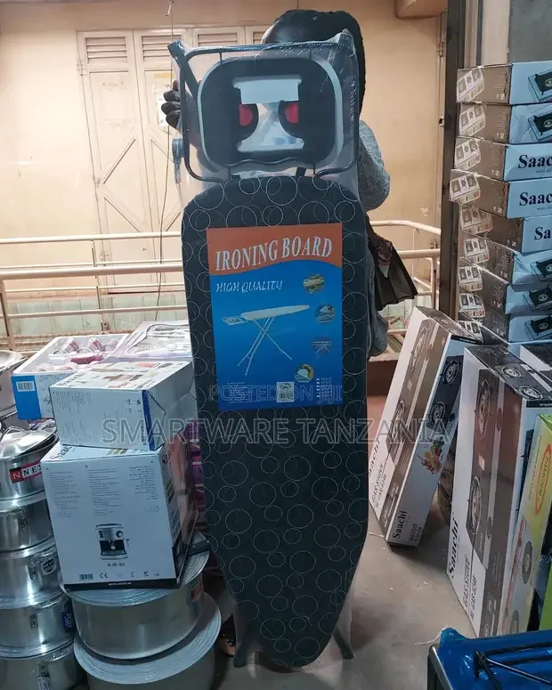 Ironing Board With Iron Rest Compact Folding