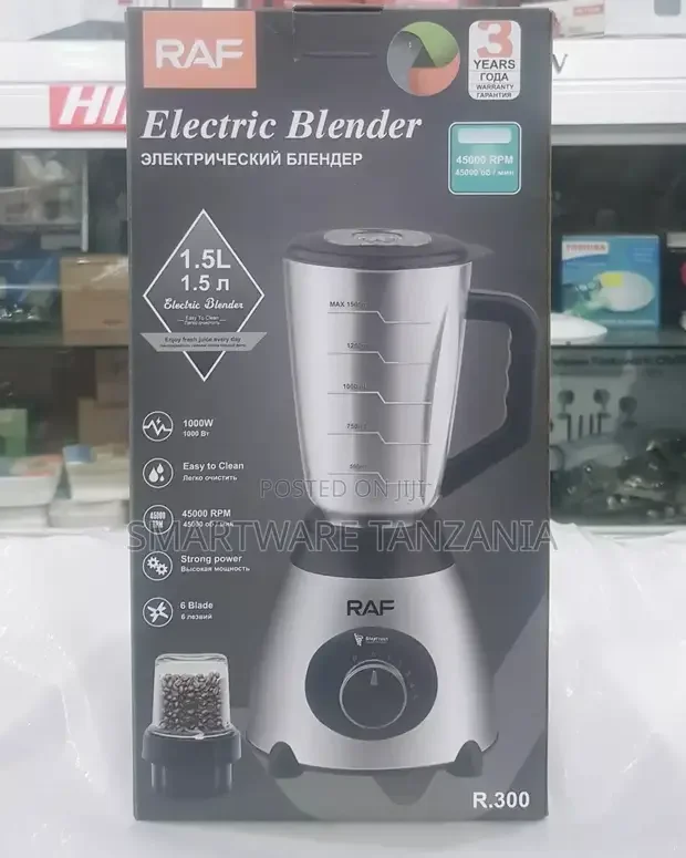 Juice Blender Original Black With 5 Speeds 1.5 Liters - Buy in Dar es Salaam, Tanzania | Smartware