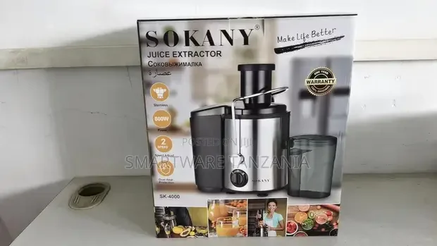 Juicer 800 W For Fruit And Vegetables Stainless Steel - Buy in Dar es Salaam, Tanzania | Smartware