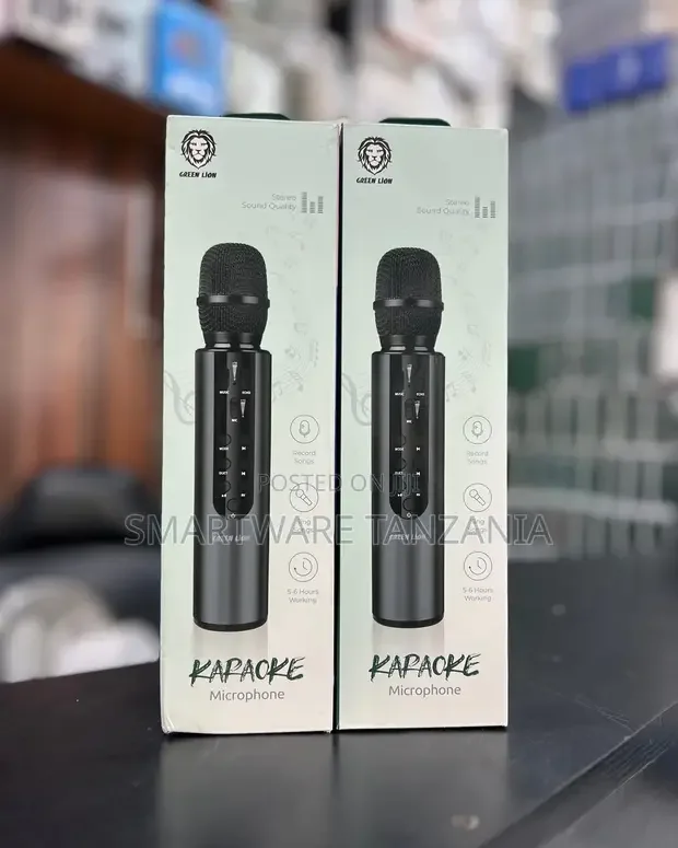 Karaoke Microphone Sound Card Dual Speaker Type C Metal Micr