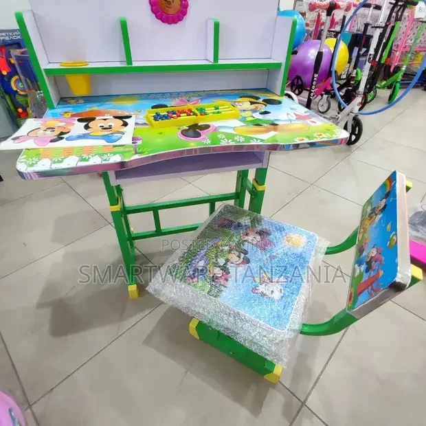 Kids Study Table Chair Set (3 To 12 Year Old) Metal Desk - Buy in Dar es Salaam, Tanzania | Smartware