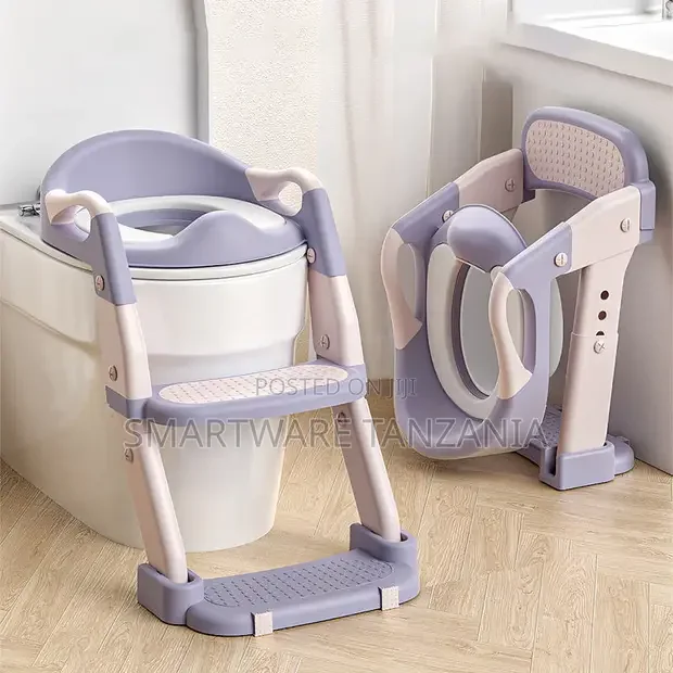Kids Toilet Training Seat With Ladder Step Stool Purple - Buy in Dar es Salaam, Tanzania | Smartware