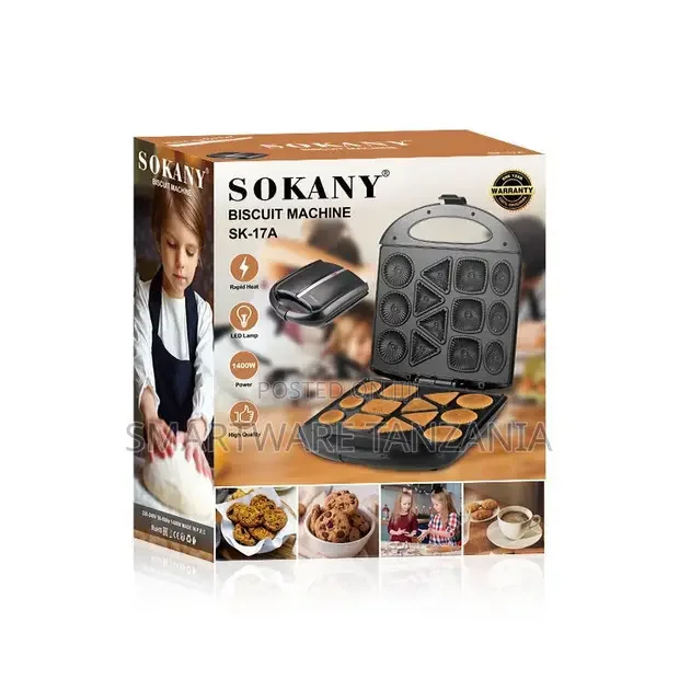 Kitchen Biscuits Breakfast Machine Waffle Sandwich Machine - Buy in Dar es Salaam, Tanzania | Smartware