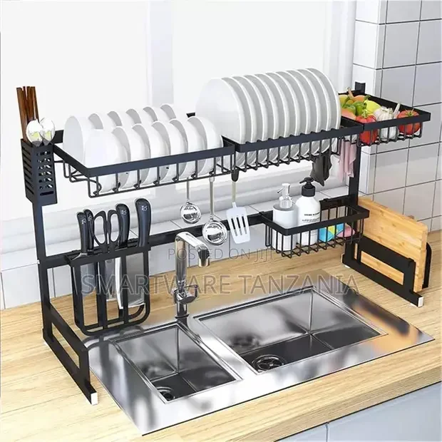 Kitchen Over Sink Dish Rack, Dish Drying Rack Organizer - Buy in Dar es Salaam, Tanzania | Smartware