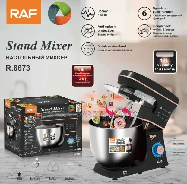Kitchen Stand Mixer 12L Blender Electric Food Batter Mixer - Buy in Dar es Salaam, Tanzania | Smartware