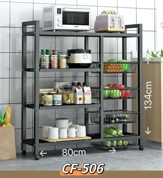 4 Tier Multifunctional Kitchen Storage Rack - Buy in Dar es Salaam, Tanzania | Smartware
