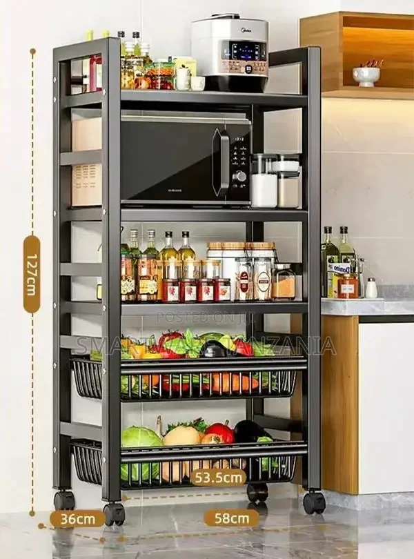 5-Tier Kitchen Trolley Rack - Buy in Dar es Salaam, Tanzania | Smartware