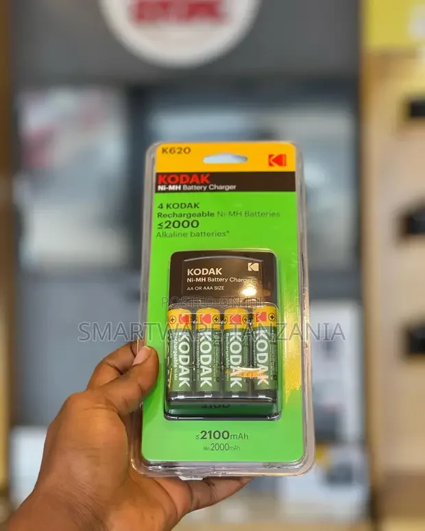 Kodak Rechargeable AA AAA Batteries Charger - Buy in Dar es Salaam, Tanzania | Smartware