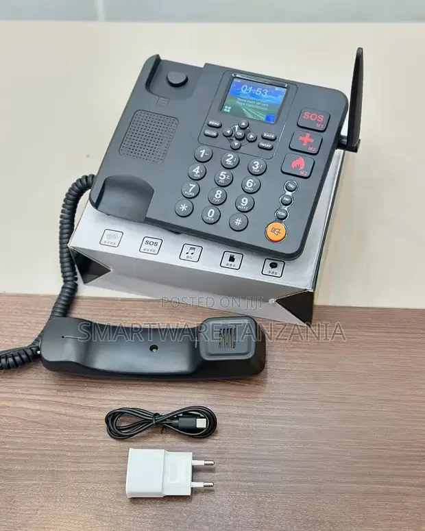 Landline Phone With 2 SIM Card Slots GSM OfficeHome Phone - Buy in Dar es Salaam, Tanzania | Smartware