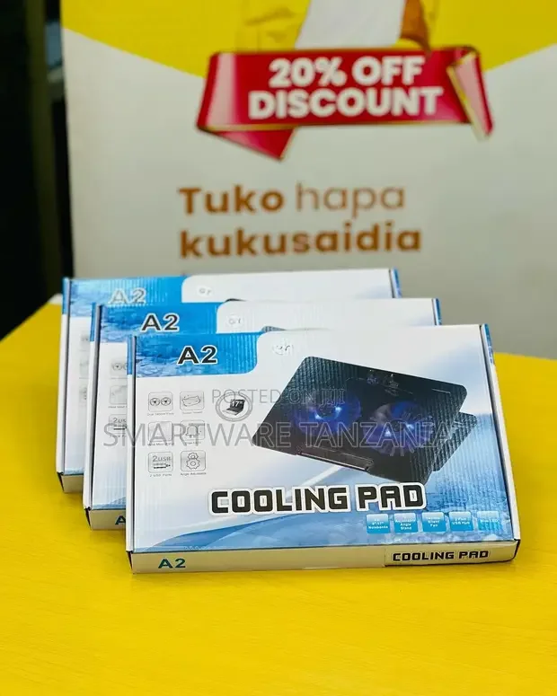 Laptop Cooling Pad Gaming Cooler Fans for 11-17.3 Laptop - Buy in Dar es Salaam, Tanzania | Smartware