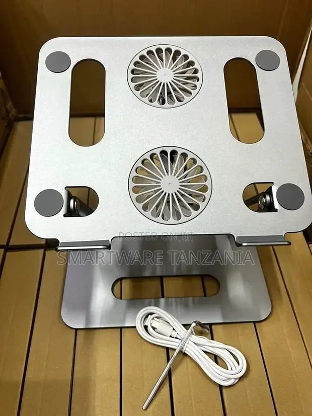 Adjustable Laptop Cooling Stand with Fans - Buy in Dar es Salaam, Tanzania | Smartware