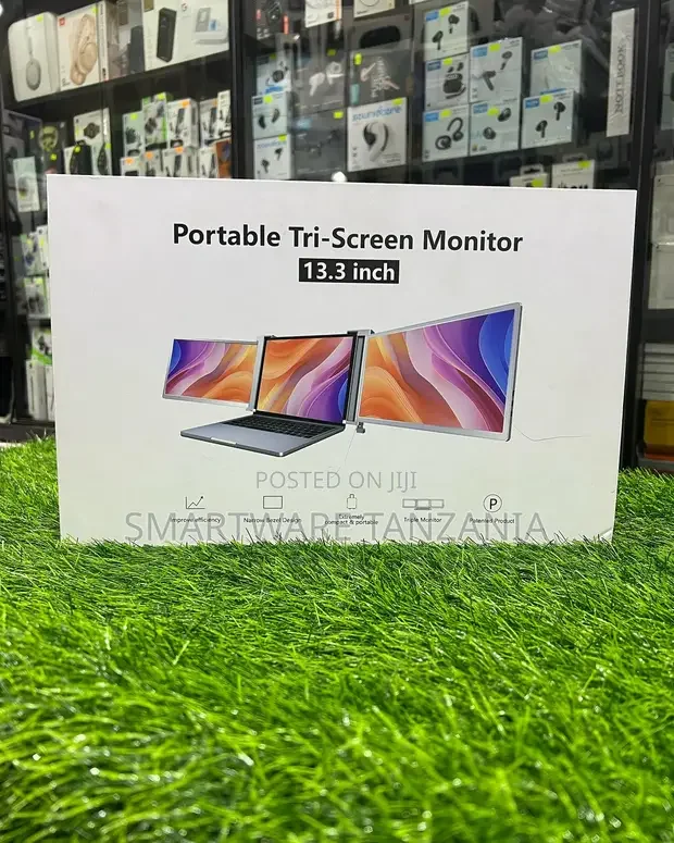 Laptop Screen Extender, Triple Portable Monitor For Laptop - Buy in Dar es Salaam, Tanzania | Smartware