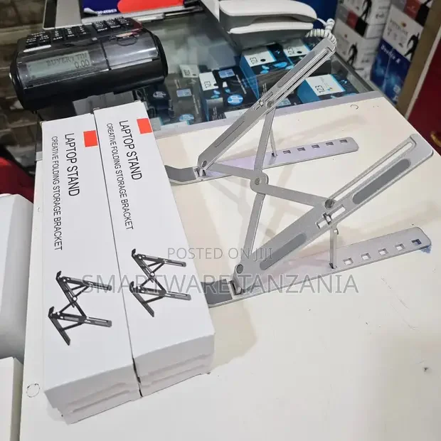 Laptop Stand, Height-adjustable, Foldable, Portable Tabletop