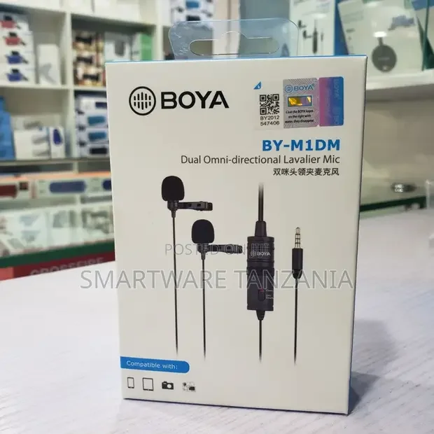 Lavalier Lapel Microphone BY-M1 Condenser Mic - Buy in Dar es Salaam, Tanzania | Smartware