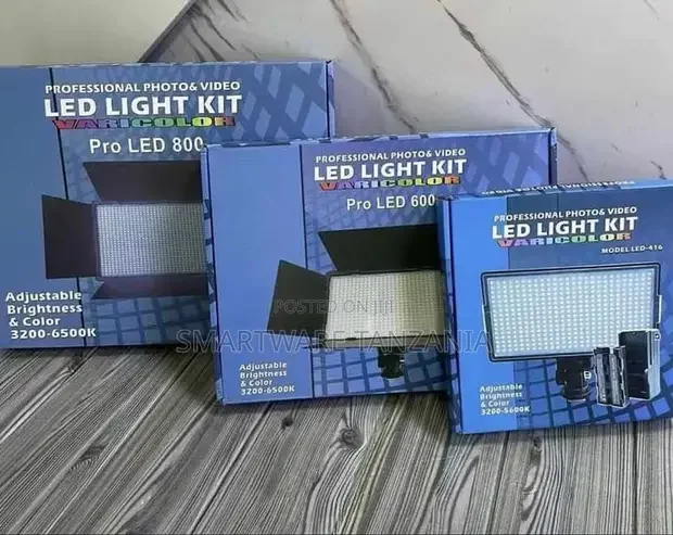Led-420 Video Light Kit Features 416 High Intensity Smd Leds