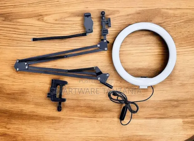 LED Ring Light With Flexible Arm Phone Holder For Streaming - Buy in Dar es Salaam, Tanzania | Smartware