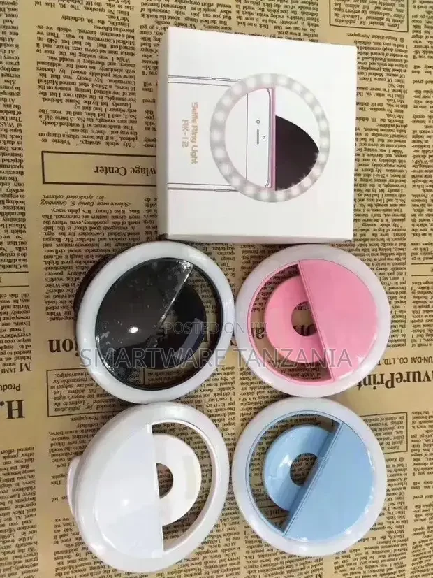 LED Ring Selfie Light USB Rechargeable - Buy in Dar es Salaam, Tanzania | Smartware