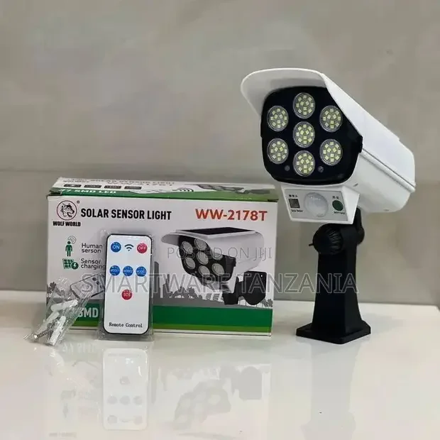 LED Solar Lamp For Outdoor Home Garden With Remote Control - Buy in Dar es Salaam, Tanzania | Smartware
