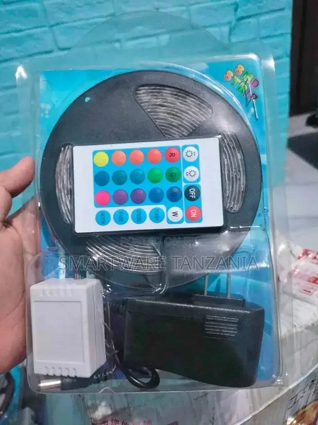 LED Strip Lights 5M RGB Color Changing IP65 Waterproof - Buy in Dar es Salaam, Tanzania | Smartware