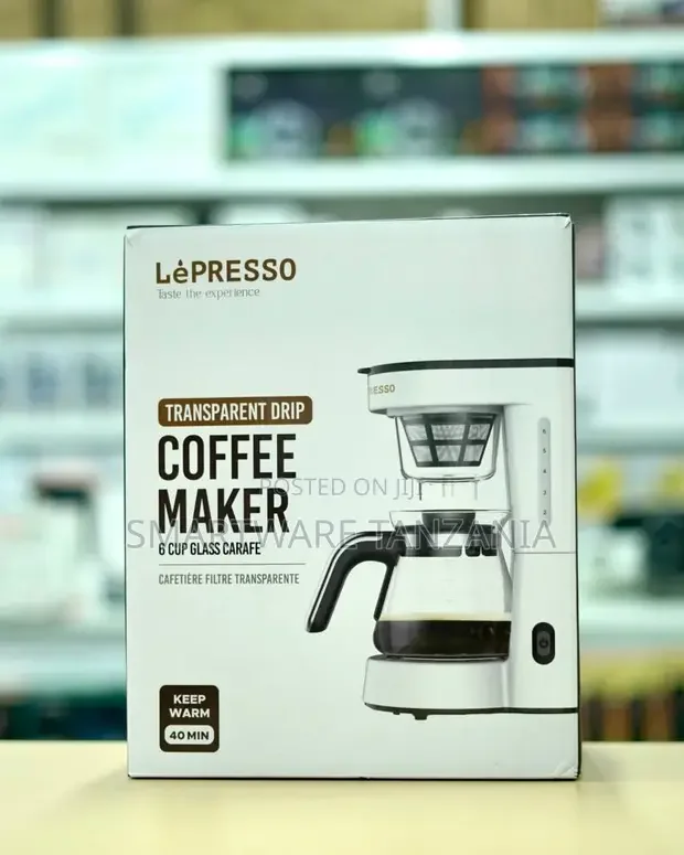 Lepresso Drip Coffee Machine Bs Plug 0.75l - Buy in Dar es Salaam, Tanzania | Smartware