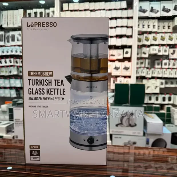 Lepresso Turkish Tea Glass Kettle - Buy in Dar es Salaam, Tanzania | Smartware