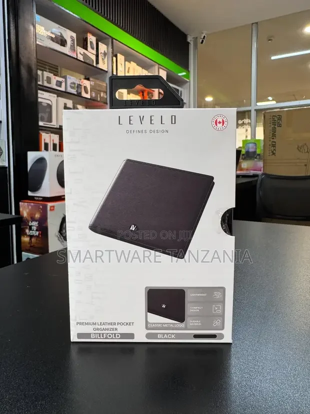 Levelo Billfold Premium Leather Wallet Pocket Organizer - Buy in Dar es Salaam, Tanzania | Smartware