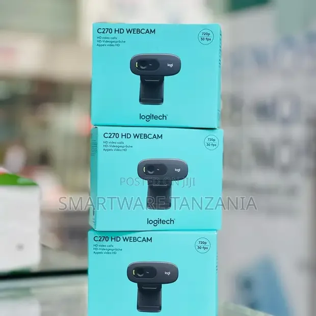 Logitech C270 HD Webcam 720p 30fps for Video Calls - Buy in Dar es Salaam, Tanzania | Smartware