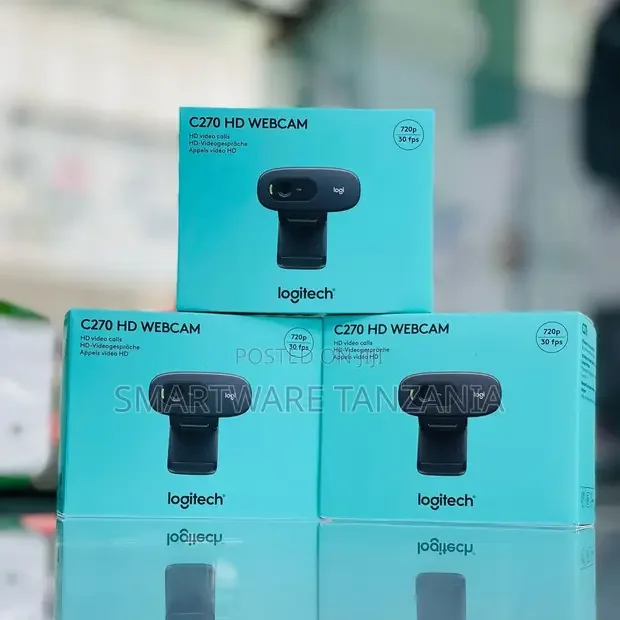 Logitech C270 HD Webcam – Compact Design for Video Conferencing - Buy in Dar es Salaam, Tanzania | Smartware