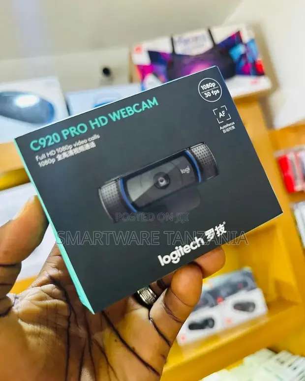 Logitech C920 HD Pro Webcam, Streaming, Full HD 1080p30fps