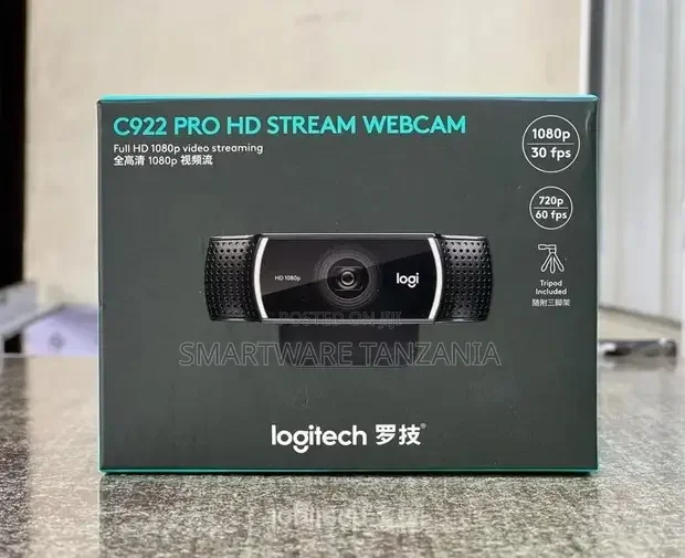 Logitech C922 Pro Stream Webcam HD 1080p30fps - Buy in Dar es Salaam, Tanzania | Smartware
