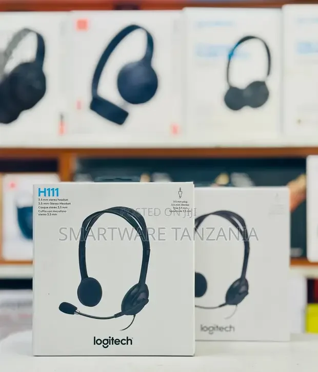 Logitech H111 Stereo Headset With Microphone - Buy in Dar es Salaam, Tanzania | Smartware