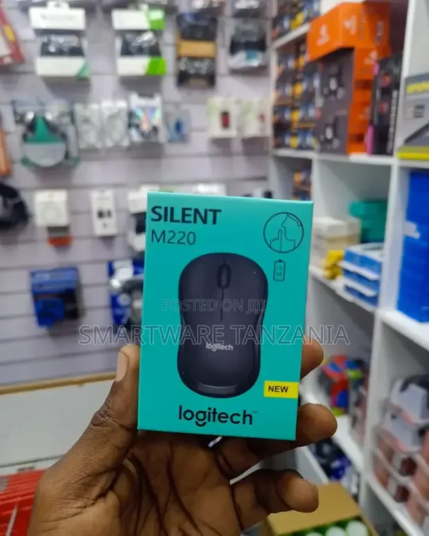 Logitech M220 Wireless Mouse, Silent Buttons, 2.4 GHZ