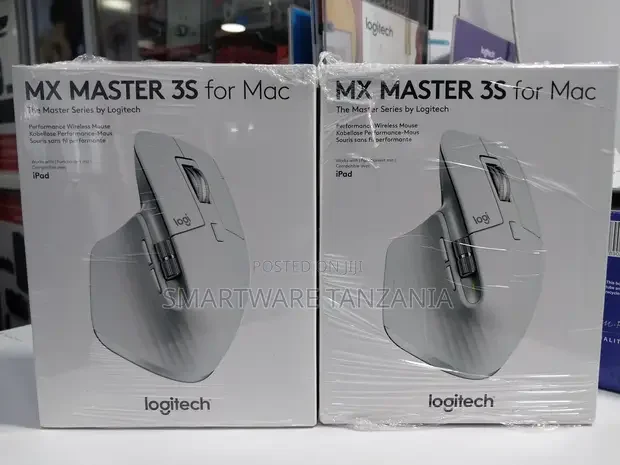 Logitech MX Master 3S Wireless Mouse For Mac - Pale Gray