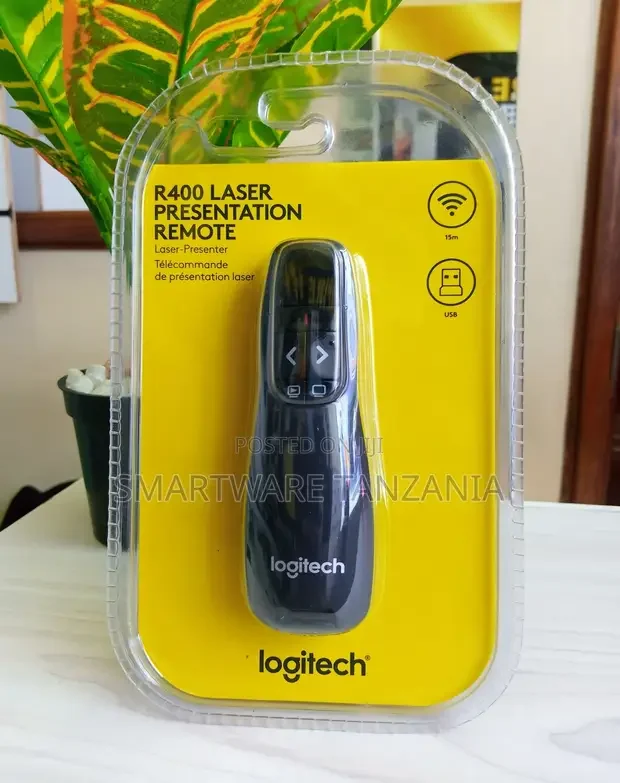 Logitech R400 Laser Wireless Presentation Remote - Buy in Dar es Salaam, Tanzania | Smartware