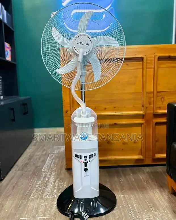 Lontor 16 Blade Rechargeable Mist Standing Fan - Buy in Dar es Salaam, Tanzania | Smartware