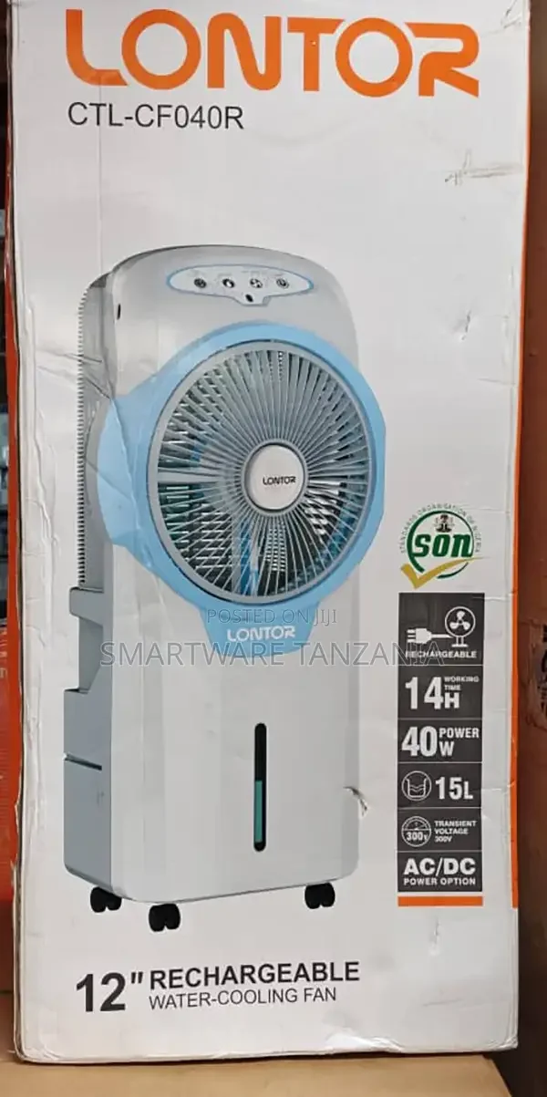 Lontor CTL-CF040R 12" Rechargeable Water Mist Fan - Buy in Dar es Salaam, Tanzania | Smartware