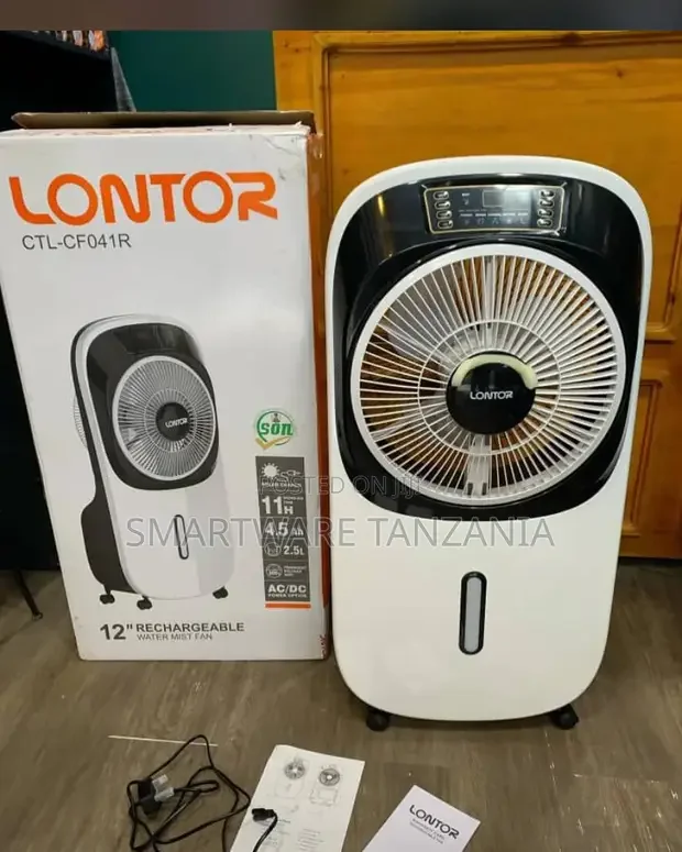 Lontor CTL-CF041R 12" Rechargeable Water Mist Fan - Buy in Dar es Salaam, Tanzania | Smartware