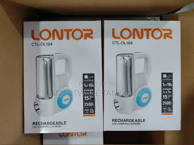 Lontor CTL-Ol164 Solar Rechargeable LED Camping Lantern - Buy in Dar es Salaam, Tanzania | Smartware