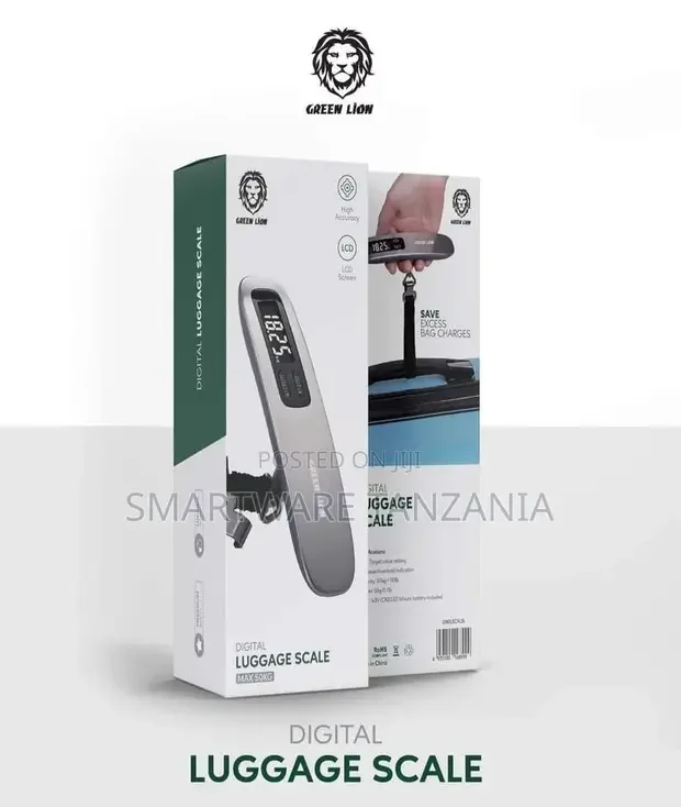 Luggage Scale, Hanging Baggage Scale With Backlit LCD Display - Buy in Dar es Salaam, Tanzania | Smartware