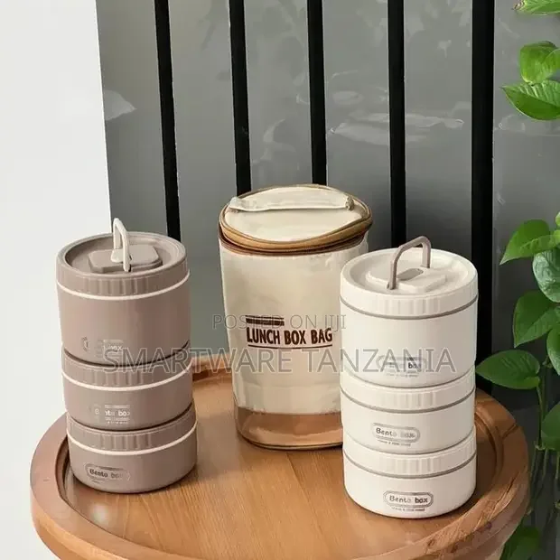 Lunch Box Set Hot Or Cold Food Storage Containers - Buy in Dar es Salaam, Tanzania | Smartware